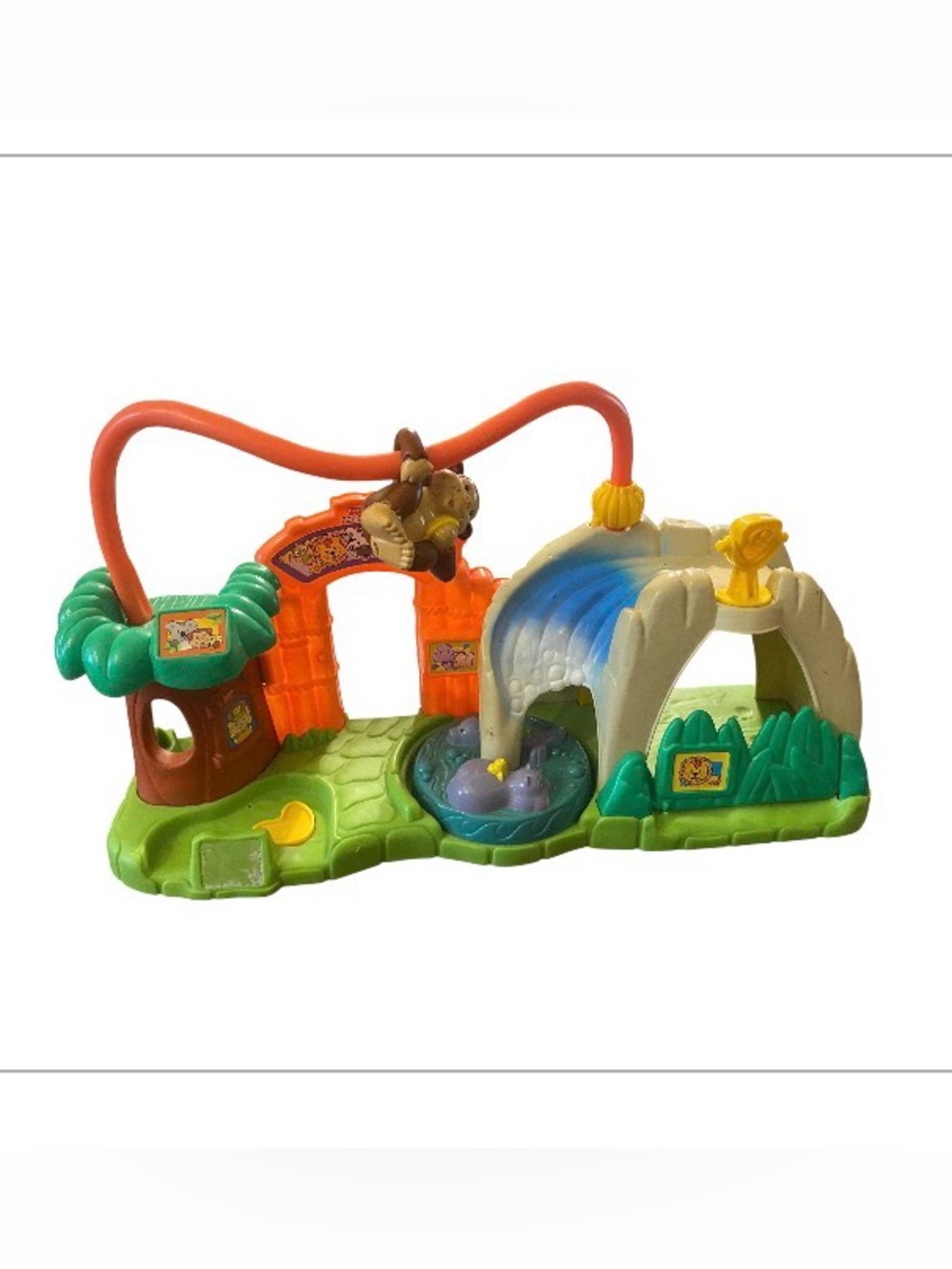 Fisher Price Little People Zoo Jungle Safari Playset Vintage 2007